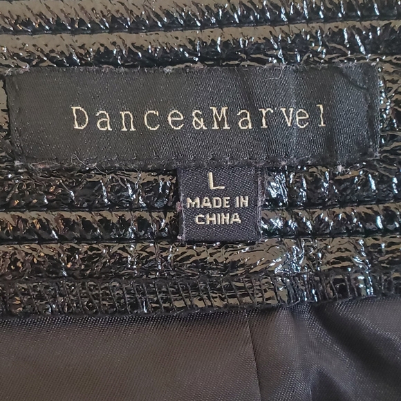 Dance & Marvel Shiney Crinkle PVC Skirt - Picture 4 of 4